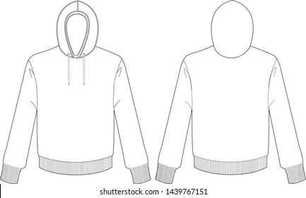 Hoodie vector illustrator . eps