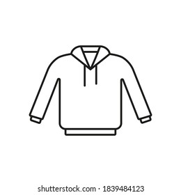 hoodies icon element of winter clothes icon for mobile concept and web apps. Thin line hoodies icon can be used for web and mobile. Premium icon on white background
