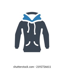 Hoody jacket icon (Simple vector illustration)