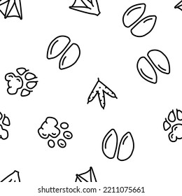 Hoof Print Animal, Bird And Human Shoe Set Vector. People Footprint And Elephant Hoof Print, Deer And Bear, Horse And Tiger, Chicken And Mouse. Mammal Sheep Paw Black Contour Illustrations