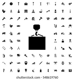 hook with cargo icon illustration isolated vector sign symbol