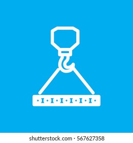 hook with cargo icon illustration isolated vector sign symbol