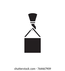 hook with cargo icon illustration isolated vector sign symbol
