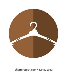 hook clothes isolated icon vector illustration design