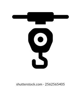 hook container icon. vector glyph icon for your website, mobile, presentation, and logo design.