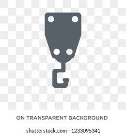 Hook crane icon. Hook crane design concept from Industry collection. Simple element vector illustration on transparent background.