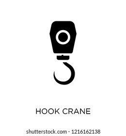 Hook crane icon. Hook crane symbol design from Industry collection. Simple element vector illustration on white background.