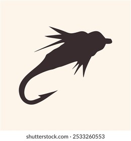 Um gancho para ilustração de pesca