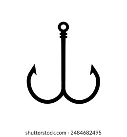 anzuelo para la Ilustración vectorial de pesca	