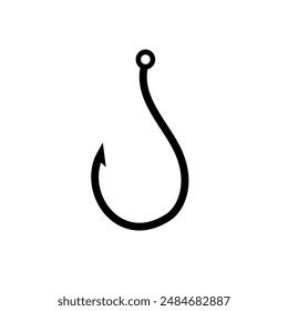 hook for fishing vector illustration	
