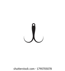 Hook fishing vector ilustration design templat

