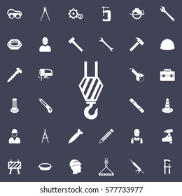 Hook icon. Construction icons universal set for web and mobile