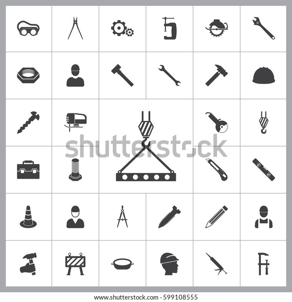 Hook icon. Construction icons universal set for
web and mobile