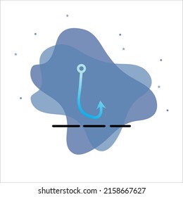 Hook Icon Design, With Background
