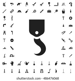 Hook icon illustration isolated vector sign symbol