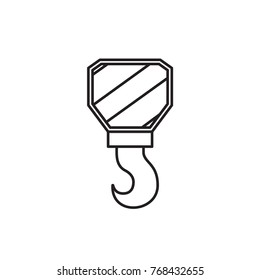 hook icon illustration isolated vector sign symbol