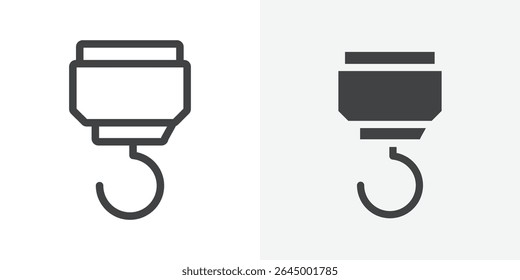 Icono de gancho Vector de contorno