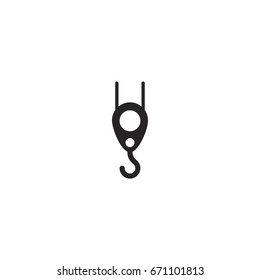 hook icon. sign design