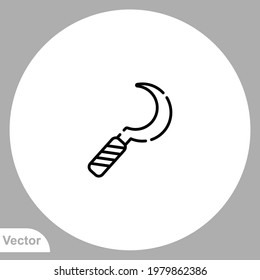 Hook-Symbol, Vektorsymbol, Symbol, Logo-Illustration für Web und Mobile