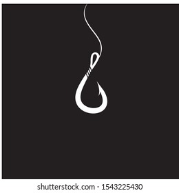 Hook icon symbol logo vector