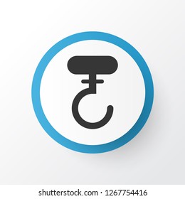 Hook icon symbol. Premium quality isolated crane element in trendy style.