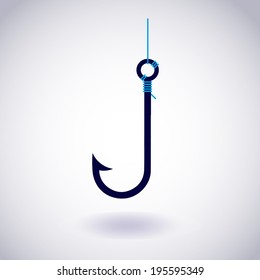 Hook icon. Vector