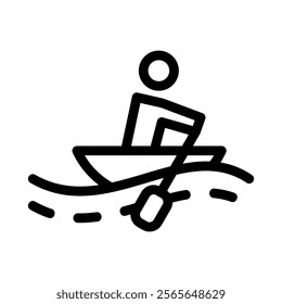 Hook Icon Vector From Camping and Adventure Set