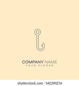 hook icon. vector illustration