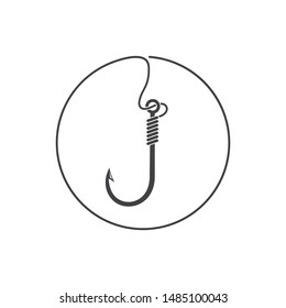 hook icon vector illustration design template
