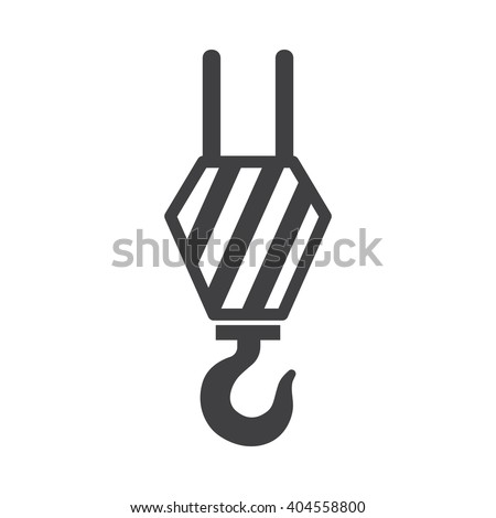 Hook icon Vector Illustration on the white background.