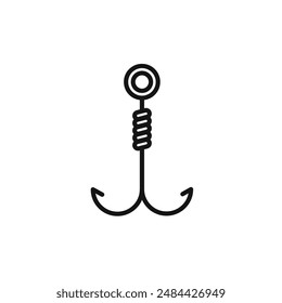 Hook icon vector set collection for web