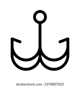 Hook Icon Vector Symbol Design Illustration