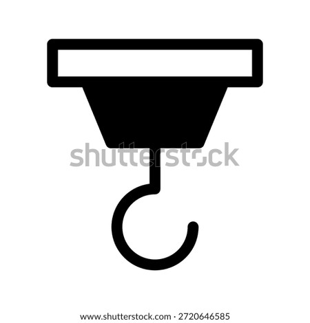 Hook Icon Vector Symbol Design Illustration