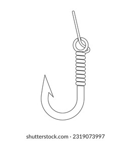 hook icon vector template illustration logo design