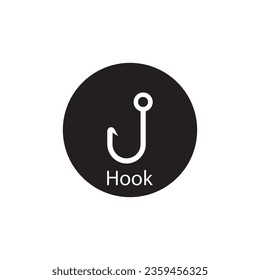 hook icon vector template illustration logo design