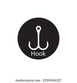 hook icon vector template illustration logo design