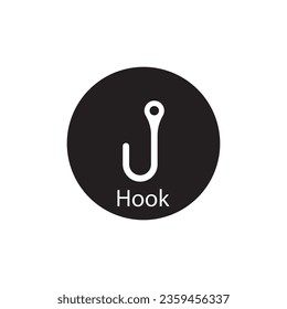 hook icon vector template illustration logo design
