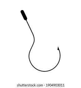 Hook icon vector in trendy