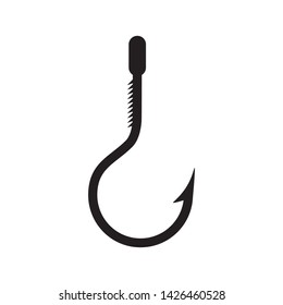 Hook icon vector in trendy design template