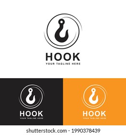 Hook Logo Design Template with Rope.