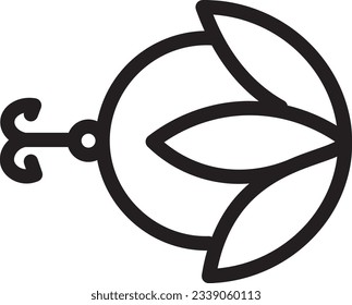 Hook Rod Crane Outline Icon