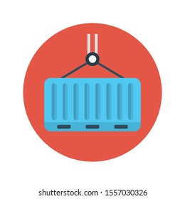 hook vector flat colour icon 