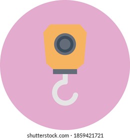 hook vector flat colour icon
