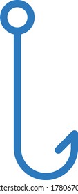 hook vector glyph color icon 