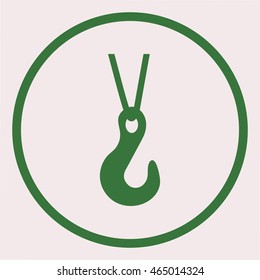  Hook vector icon.