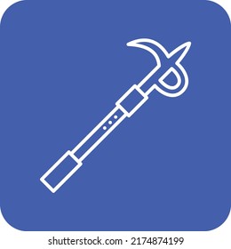 Hook vector icon. Can be used for printing, mobile and web applications.