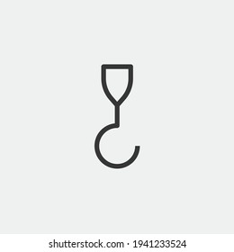 hook vector icon fishing hook fisherman