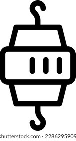 hook  Vector illustration on a transparent background. Premium quality symmbols. Thin line vector icons for concept and graphic design.