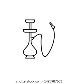Hookah, addiction icon. Element of addictions icon