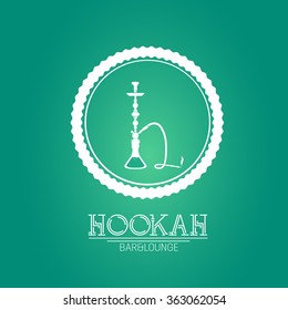 Hookah Bar Lounge Logo Relax Label